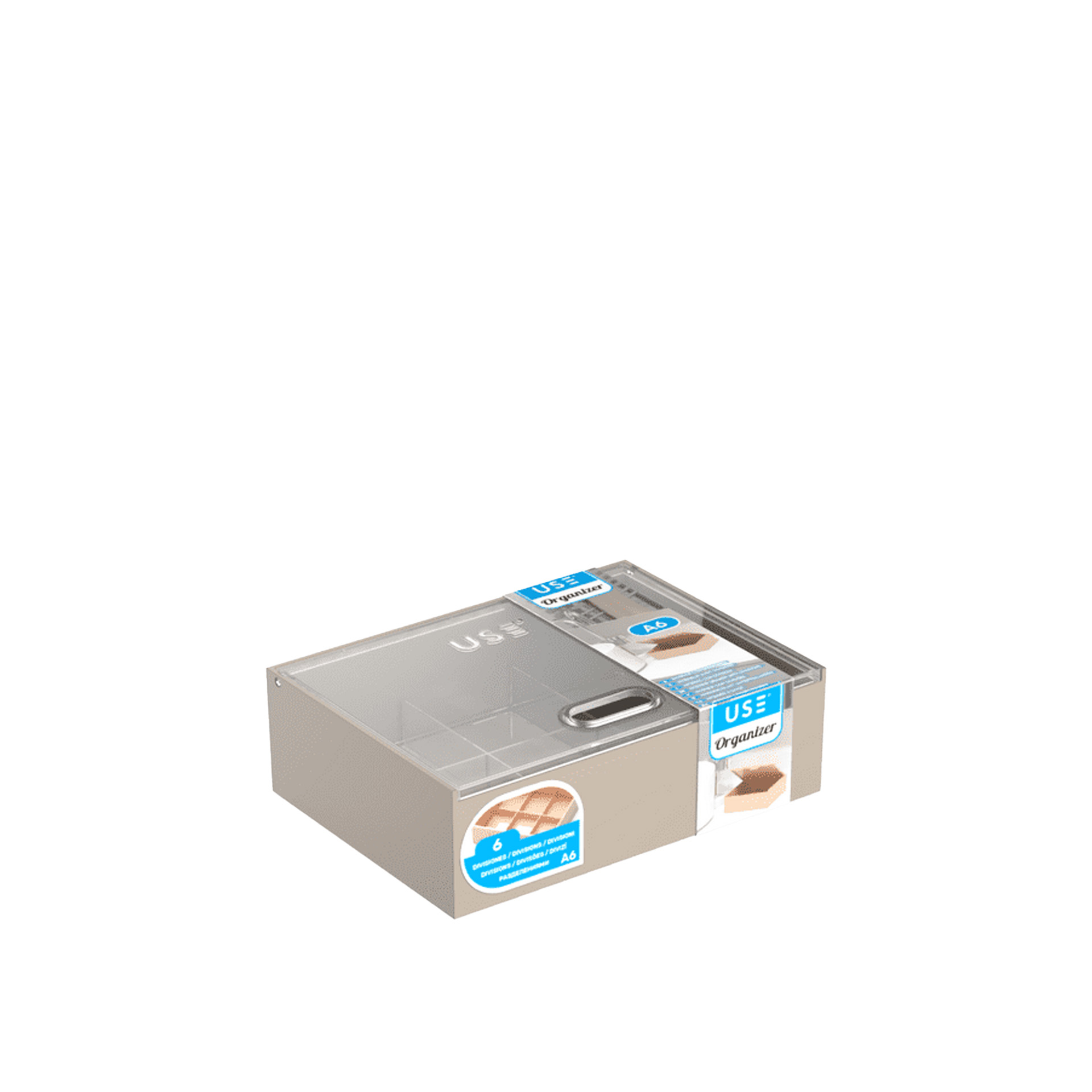 Caixa Organizadora Horizontal Dividida