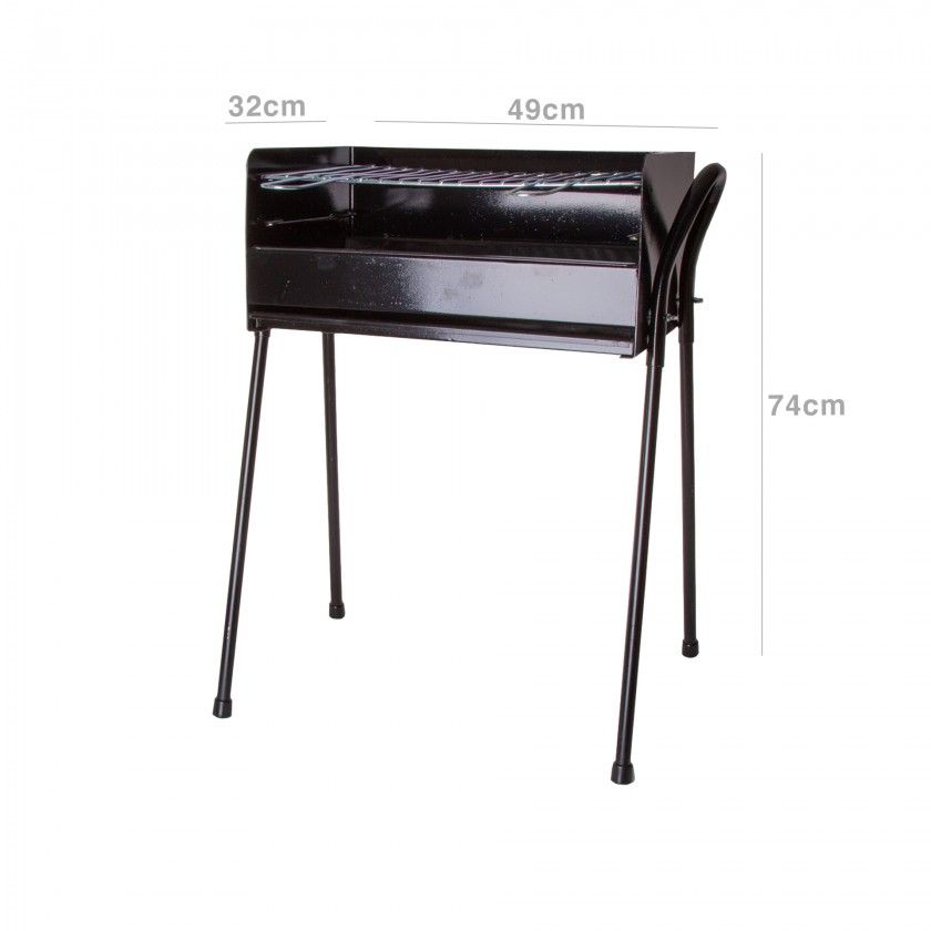 Churrasqueira Ferro Preto 49X32X74cm Churrasqueira Ferro Preto 49X32X74cm