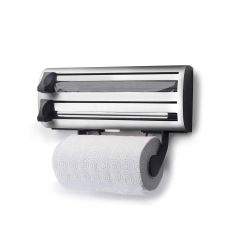 Dispensador Inox 3 em 1 Filme / Papel 35X15X7cm - Image product