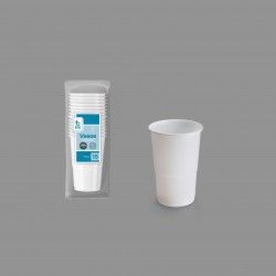 Copo Plstico Branco 300ml Pack 15