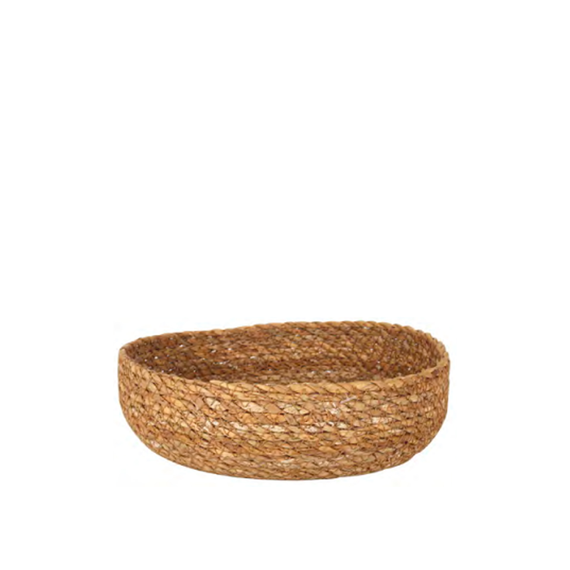 Cesto Vime Seagrass Castanho 25X7cm