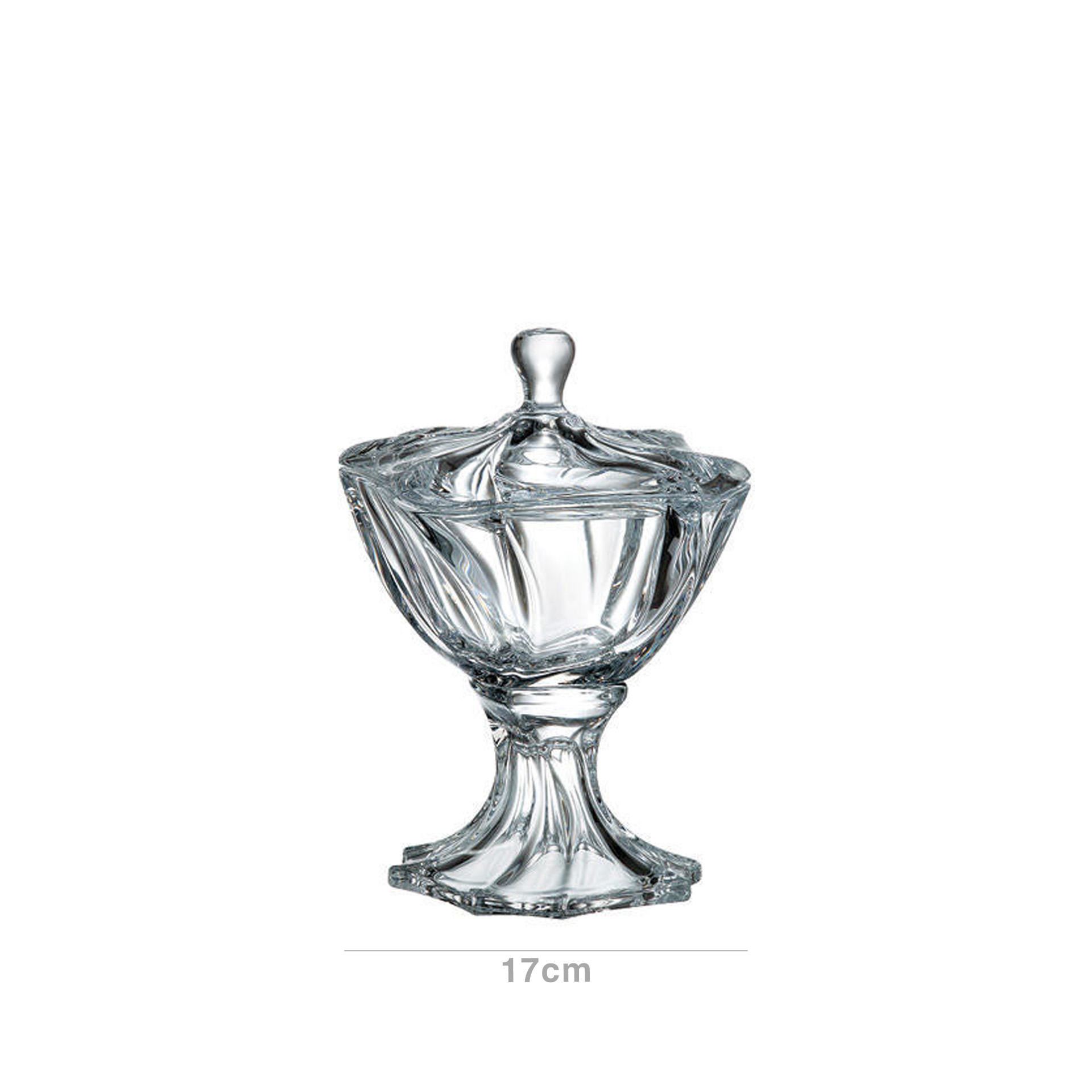 Bomboneira Neptun com Pé Cristalino 17cm