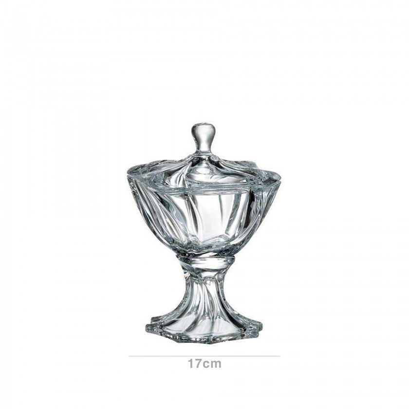 Bomboneira Neptun com P Cristalino 17cm