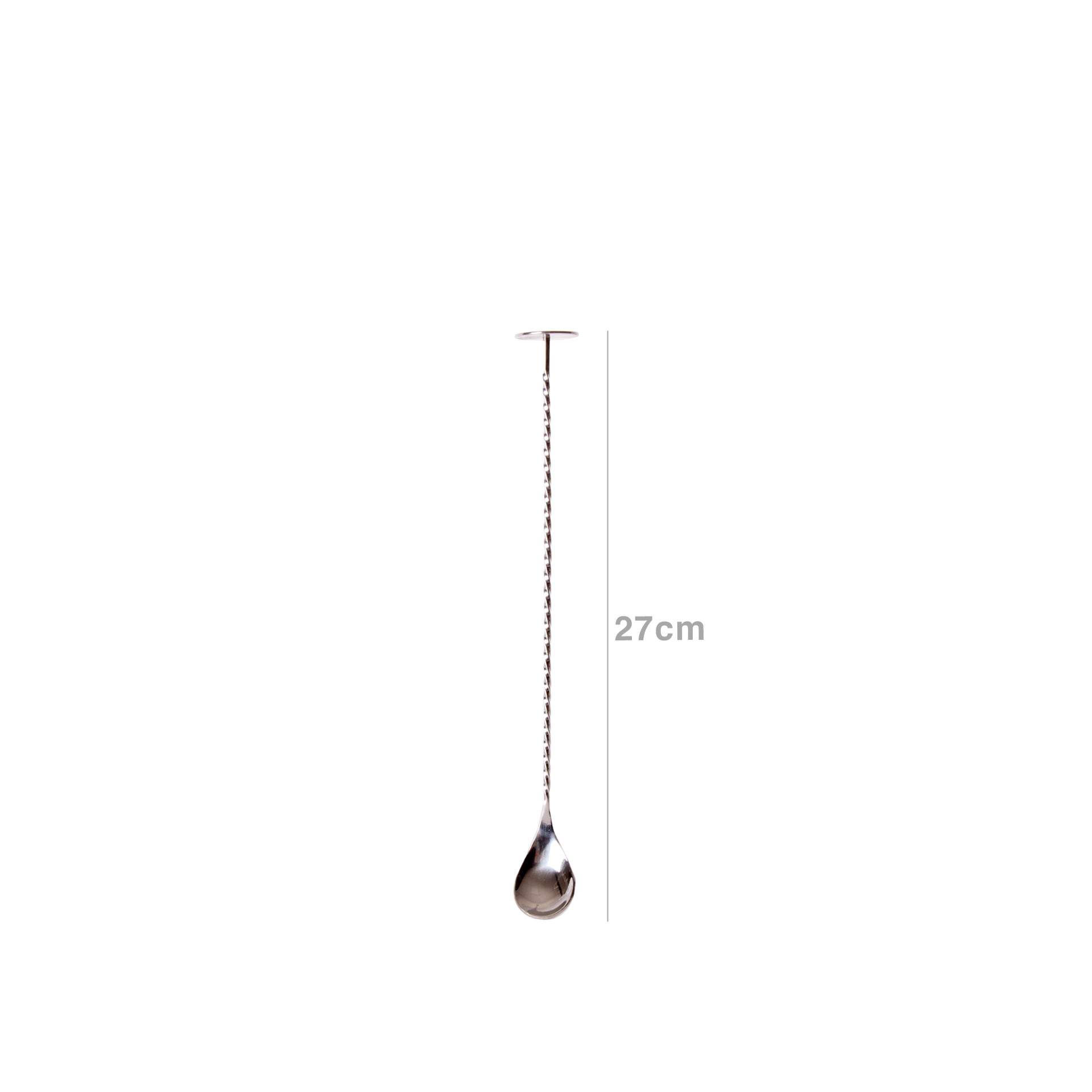 Colher Gin Inox Prateado 27cm