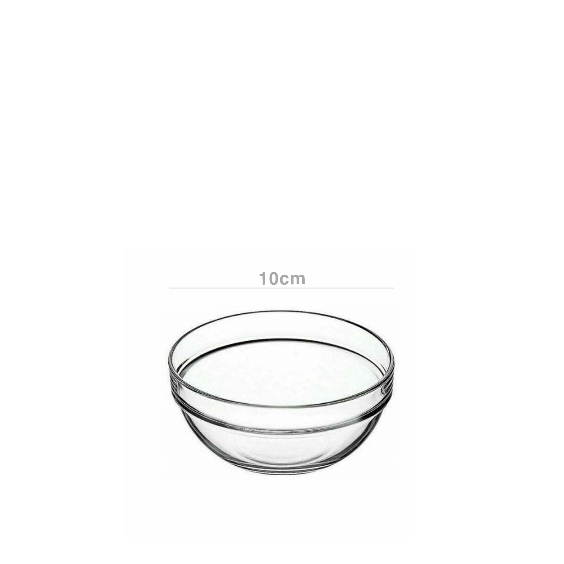 Saladeira Vidro Chefs Empilhável