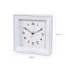 Relógio Parede Timemark Vidro Branco 30X30cm