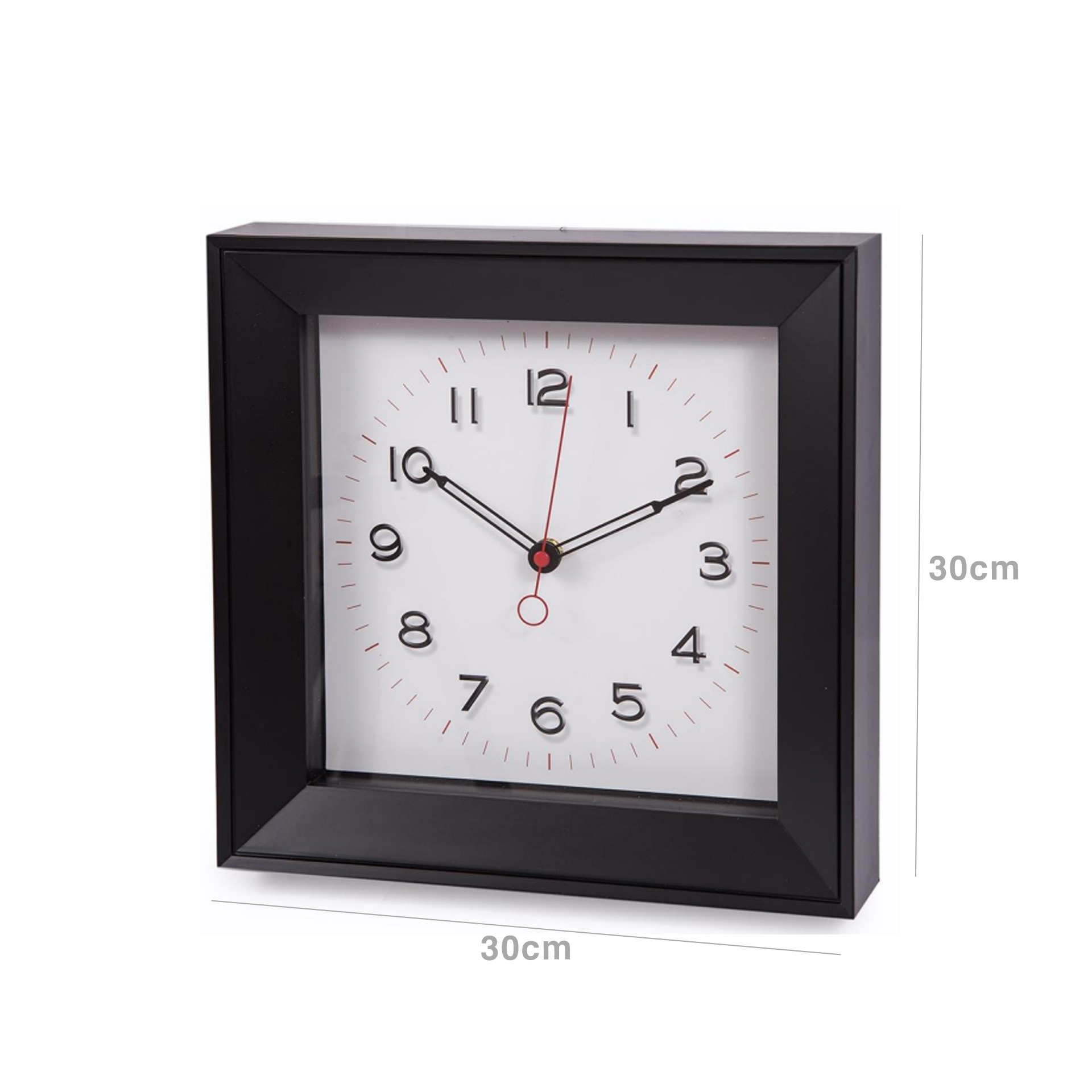 Relógio Parede Timemark Vidro 30X30cm