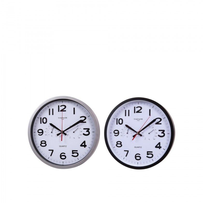 Relógio Parede Timemark Vidro Branco 30cm - 51.02.04.0236.0011-Branco