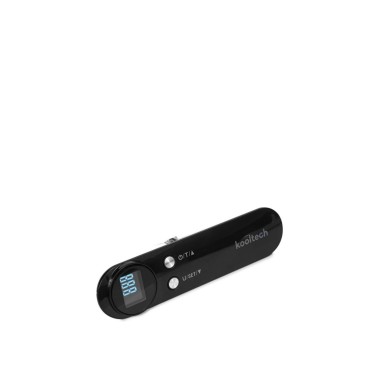 Balan�a Viagem Classe M Pl�stico Preto 50kg 14X3.5X2.5cm
