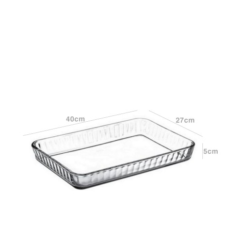 Assadeira Vidro Borcam Retangular 3800ml 40X27X5cm - Image product