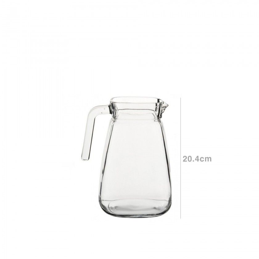 Jarro Vidro Carre com Asa 1800ml 17.5X20.4cm Jarro Vidro Carre com Asa 1800ml 17.5X20.4cm