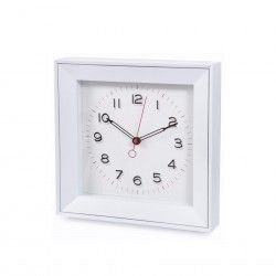 Relógio Parede Timemark Vidro Branco 30X30cm