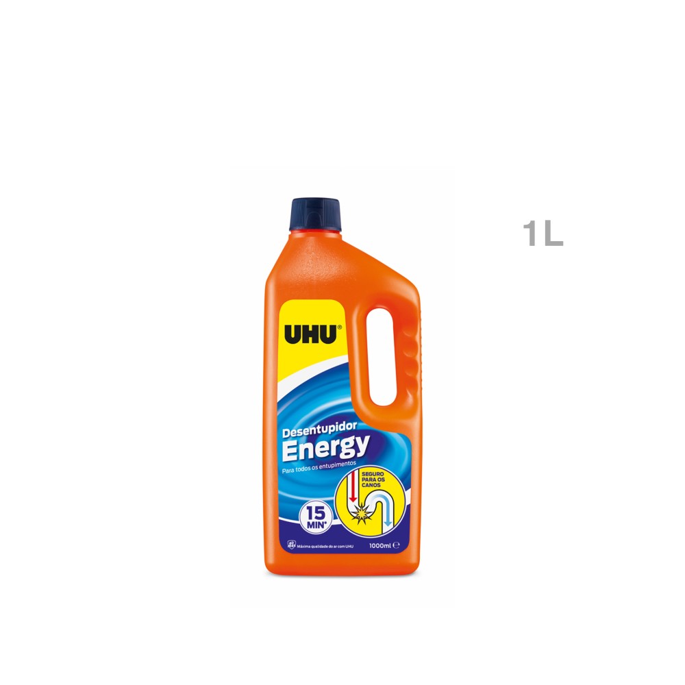 Desentupidor Gel Uhu Energy 1000ml