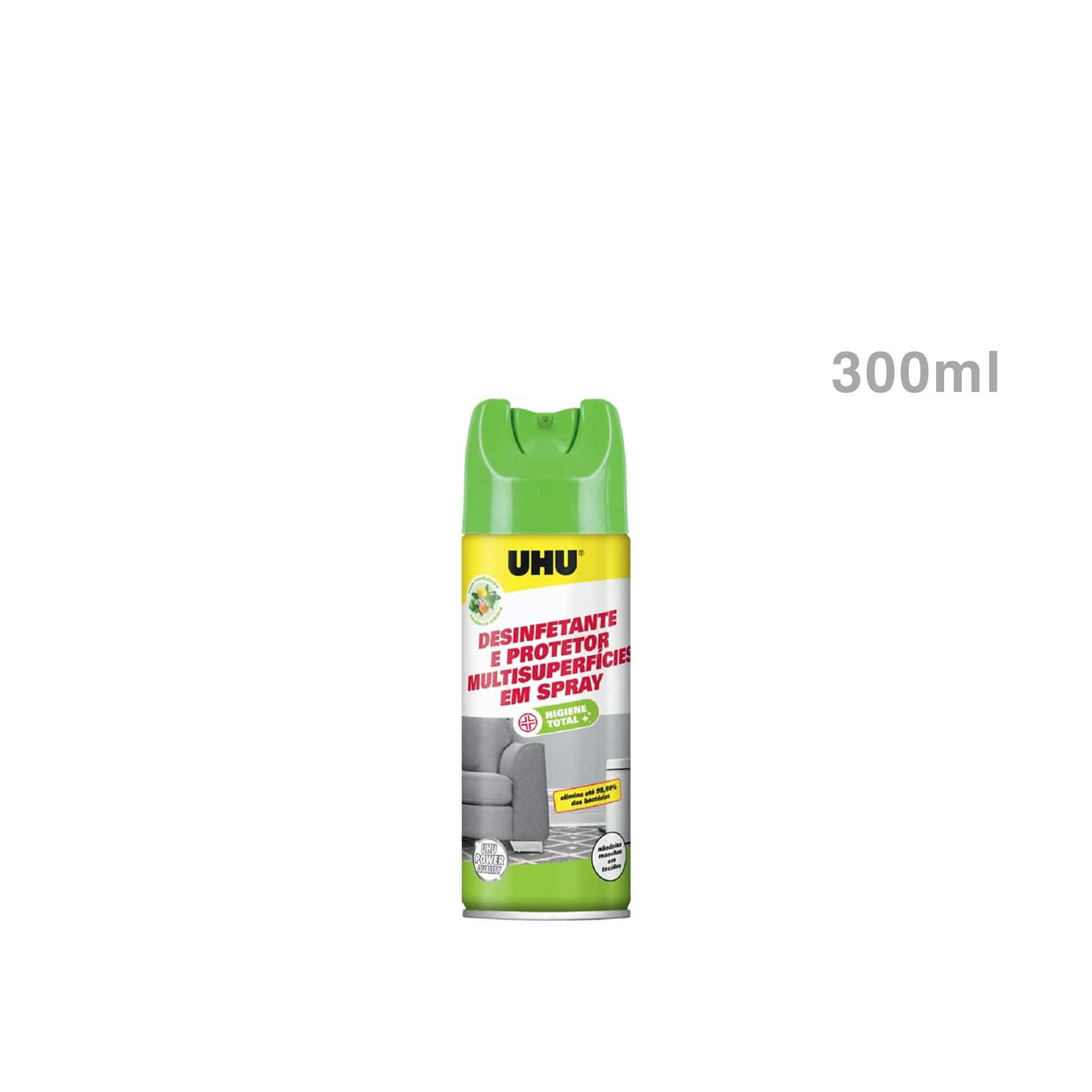 Desinfetante Multisuperfícies Cítrico Uhu Spray 300ml