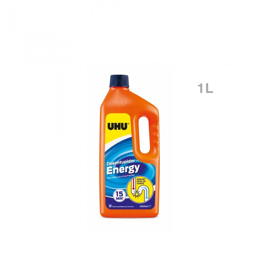 Desentupidor Gel Uhu Energy 1000ml Desentupidor Gel Uhu Energy 1000ml