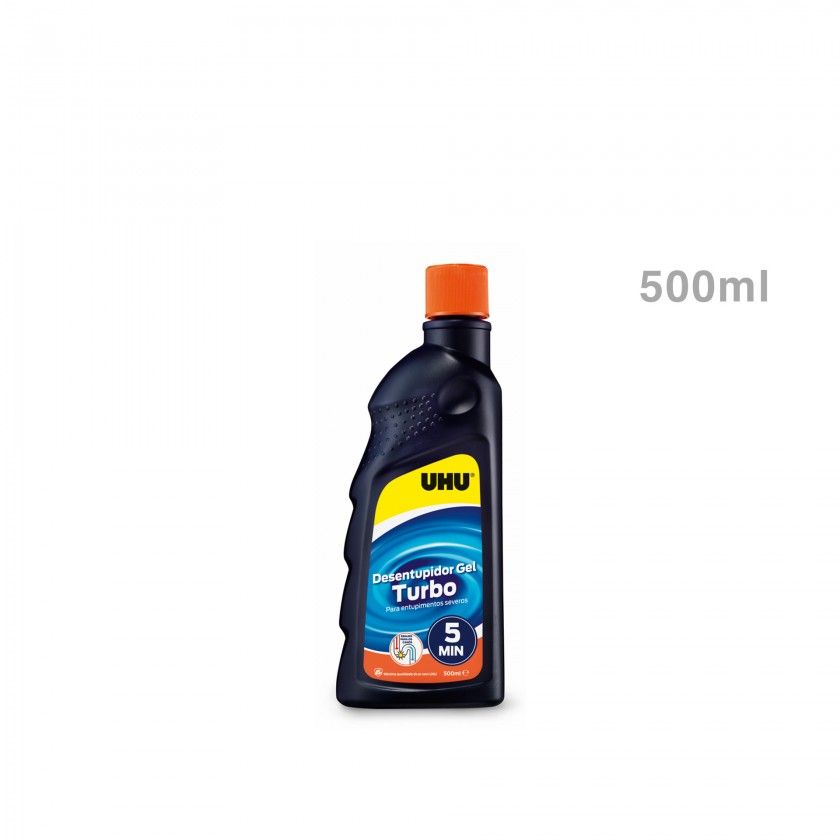 Desentupidor Gel Uhu Turbo 500ml Desentupidor Gel Uhu Turbo 500ml