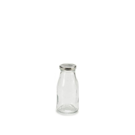 Garrafa Vidro Tampa Prata 250ml 6X12.5X6cm - Image product