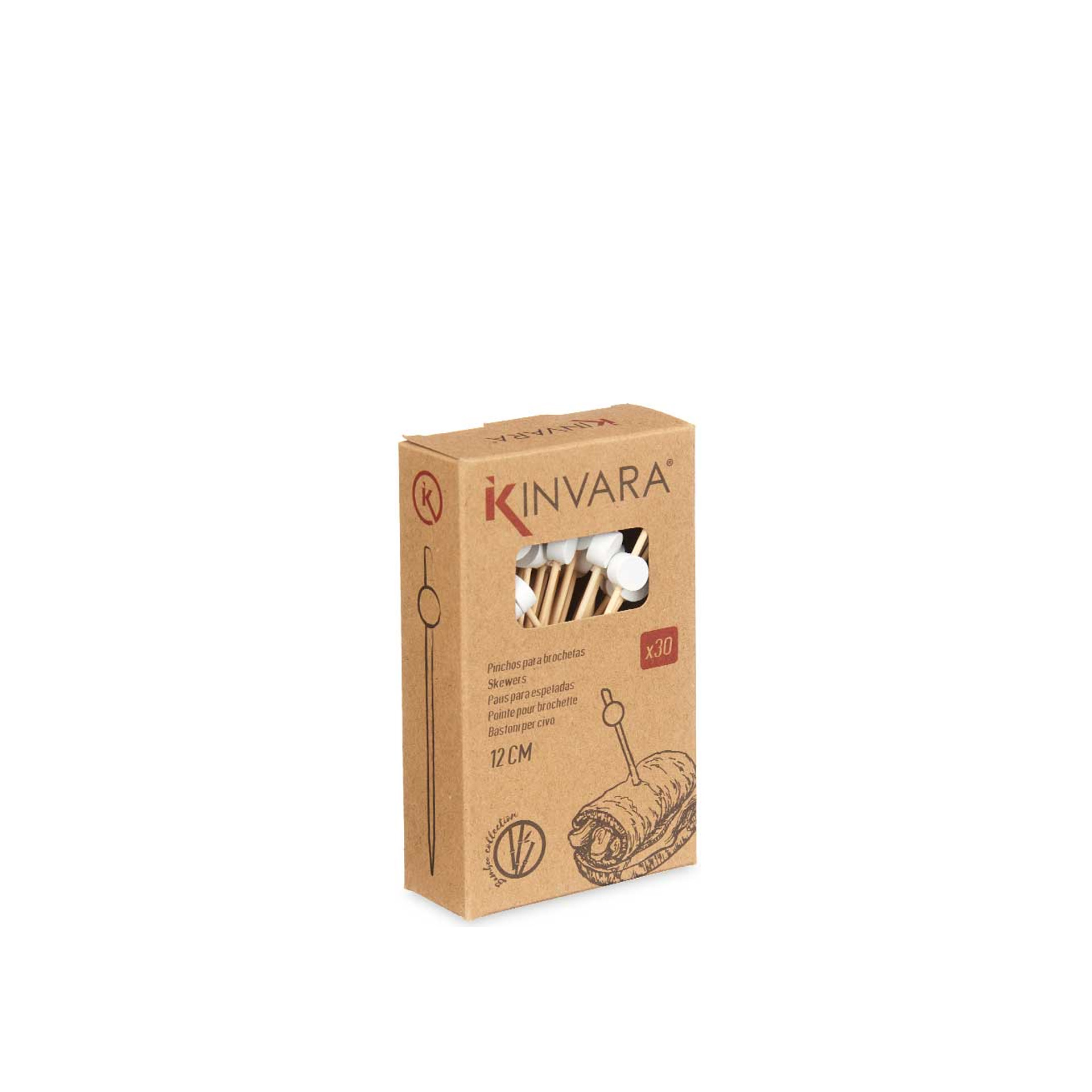 Espetada Aperitivos 12cm Pack 30