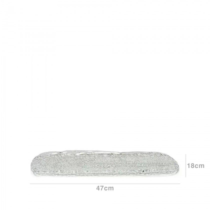 Bandeja Vidro Oasis 47X18X2cm