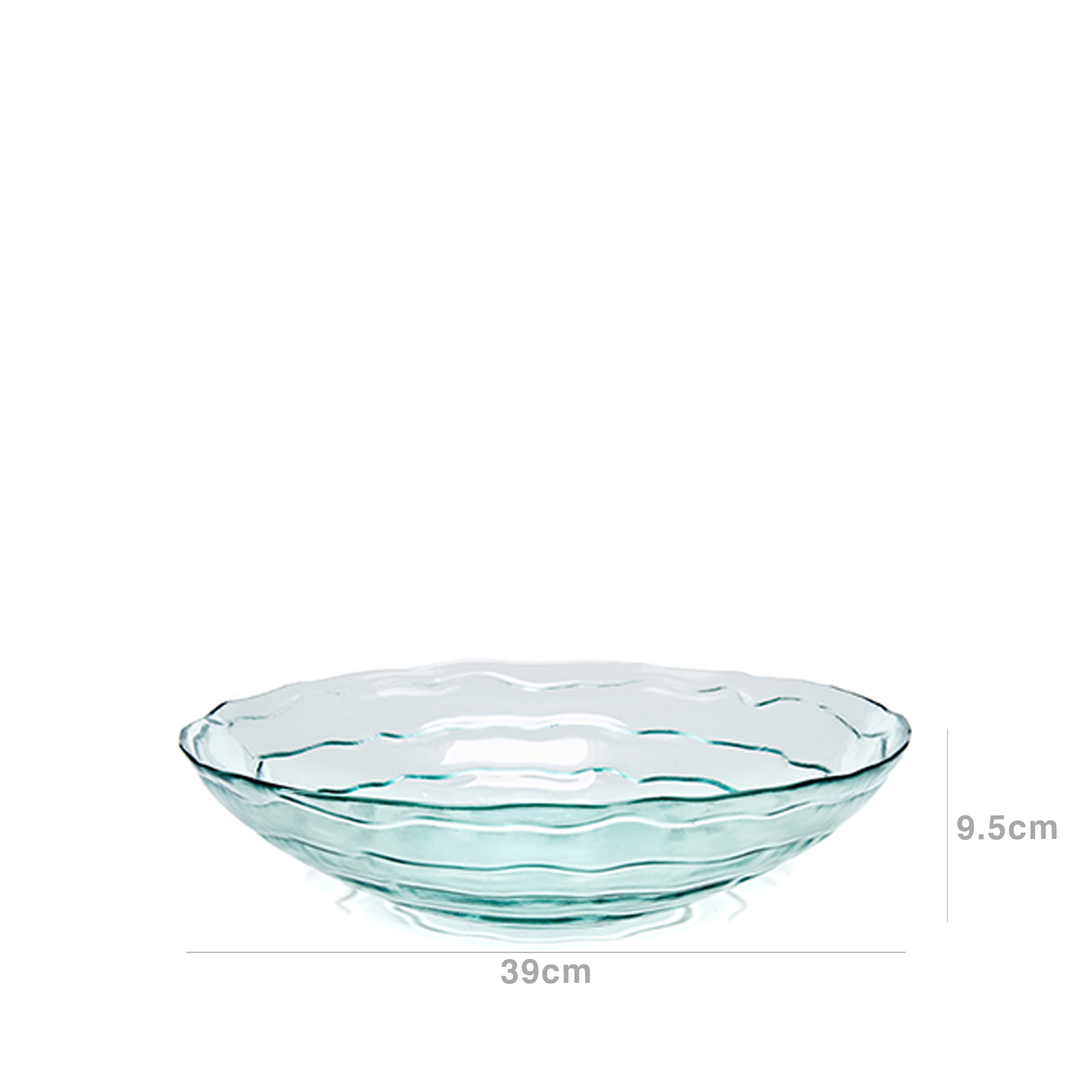 Saladeira Vidro Reciclado 39cm