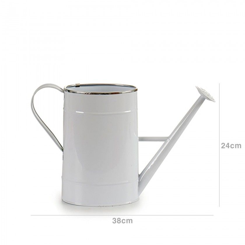 Regador Metal Fio Prata 2000ml 38X10.5X24cm Regador Metal Fio Prata 2000ml 38X10.5X24cm