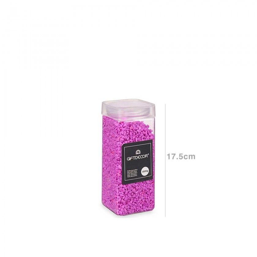 Frasco Pedra Decorativa 850gr 6.5X17.5cm Frasco Pedra Decorativa 850gr 6.5X17.5cm