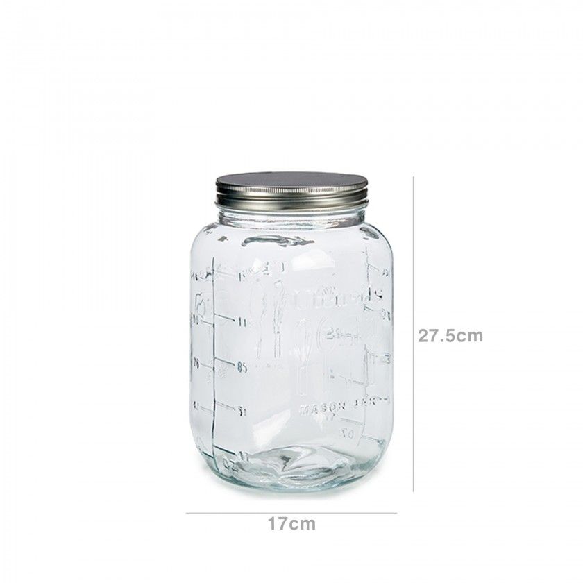 Frasco Hermético Vivalto 5000ml 17X27.5cm Frasco Hermético Vivalto 5000ml 17X27.5cm