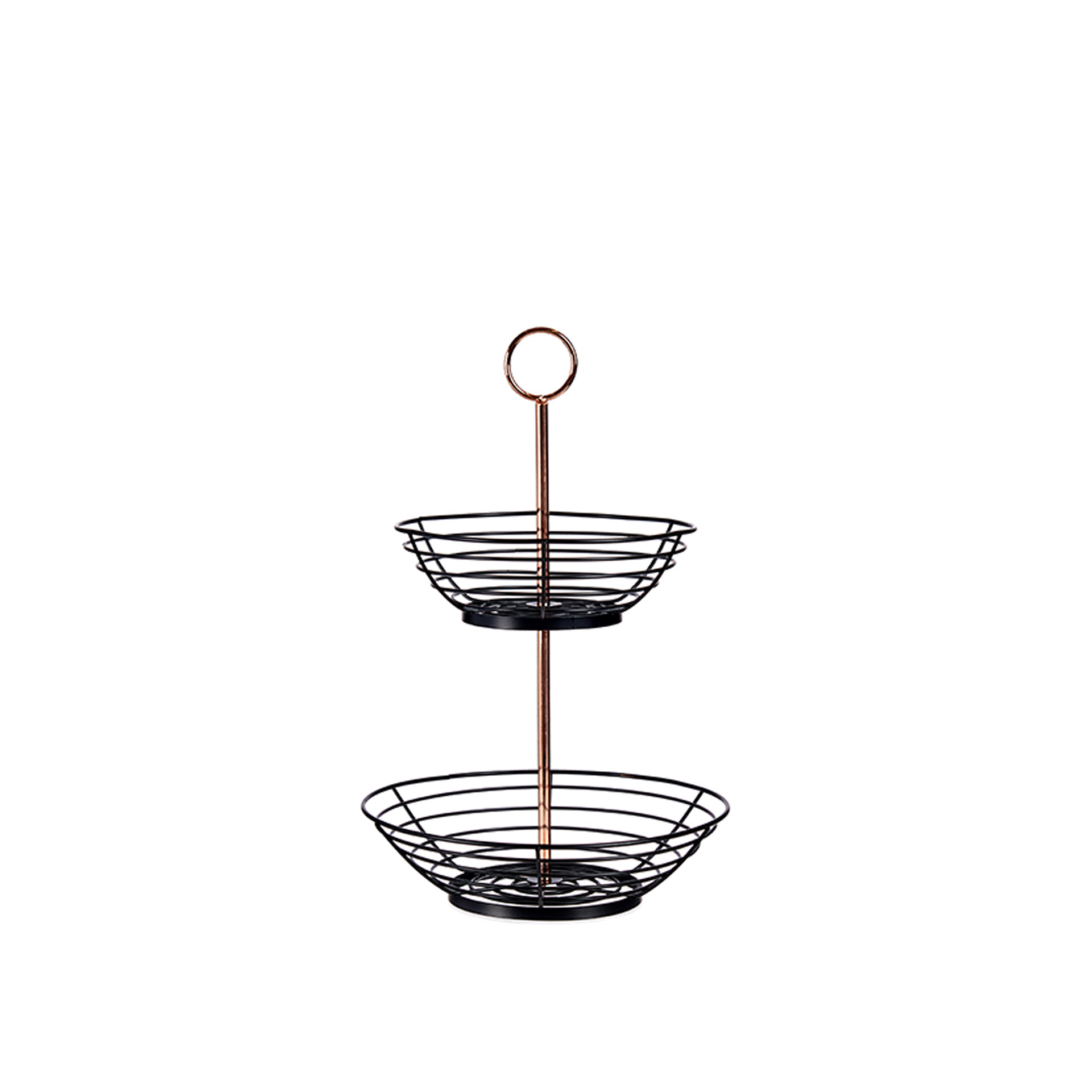 Fruteira 2 Cestos 28.5X28.5X42.3cm