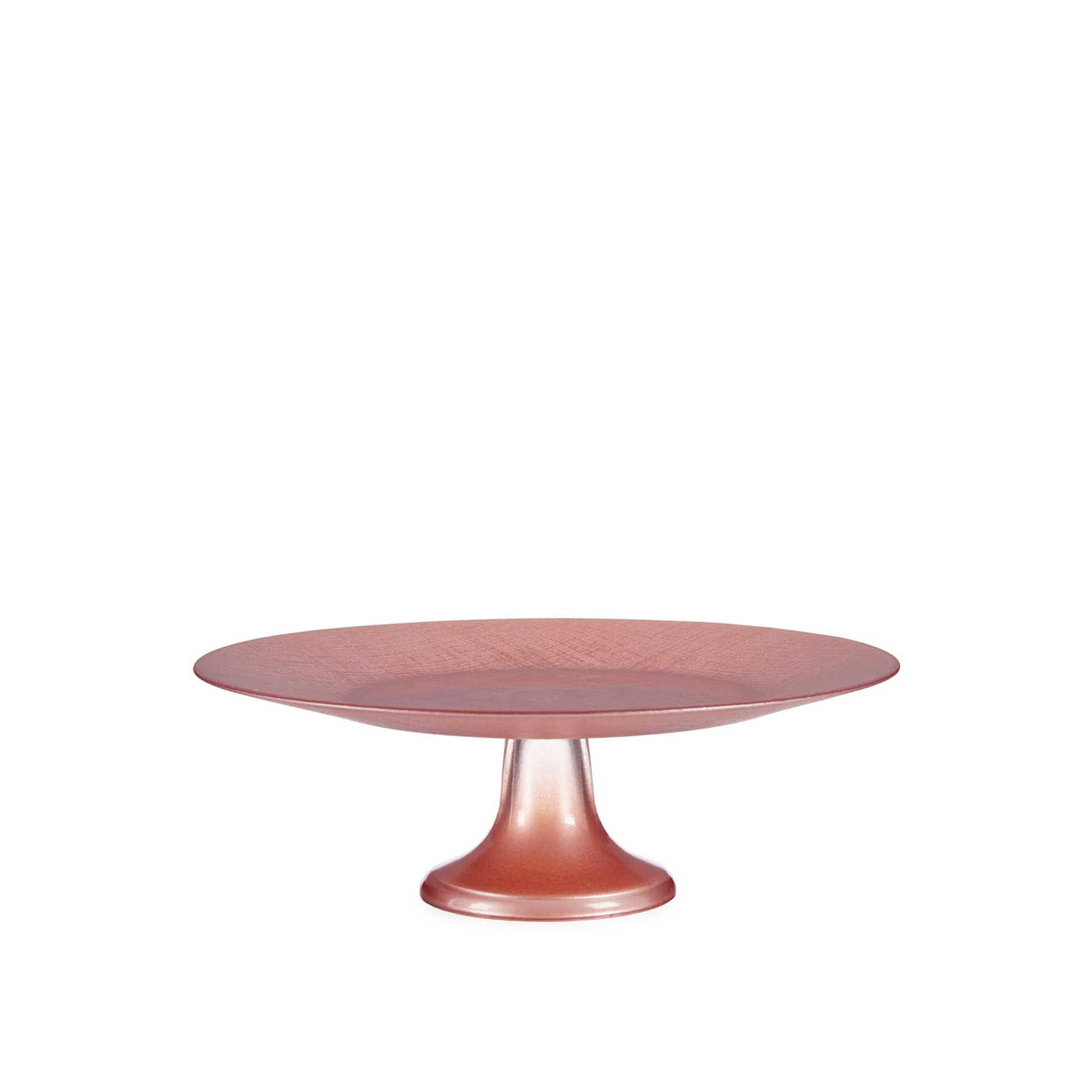 Prato Vidro com Pé Redondo 33cm