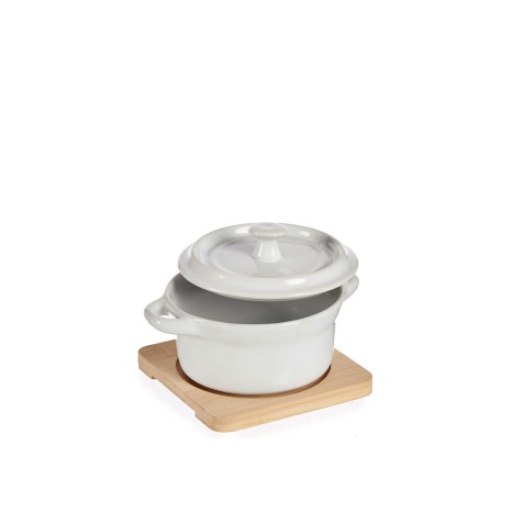 Caçarola Porcelana / Bambu 200ml 13.5X10.5X8.5cm - Image product