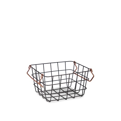 Cesto Metal com Asas Retangular 24.5X18.5X12.5cm - Image product