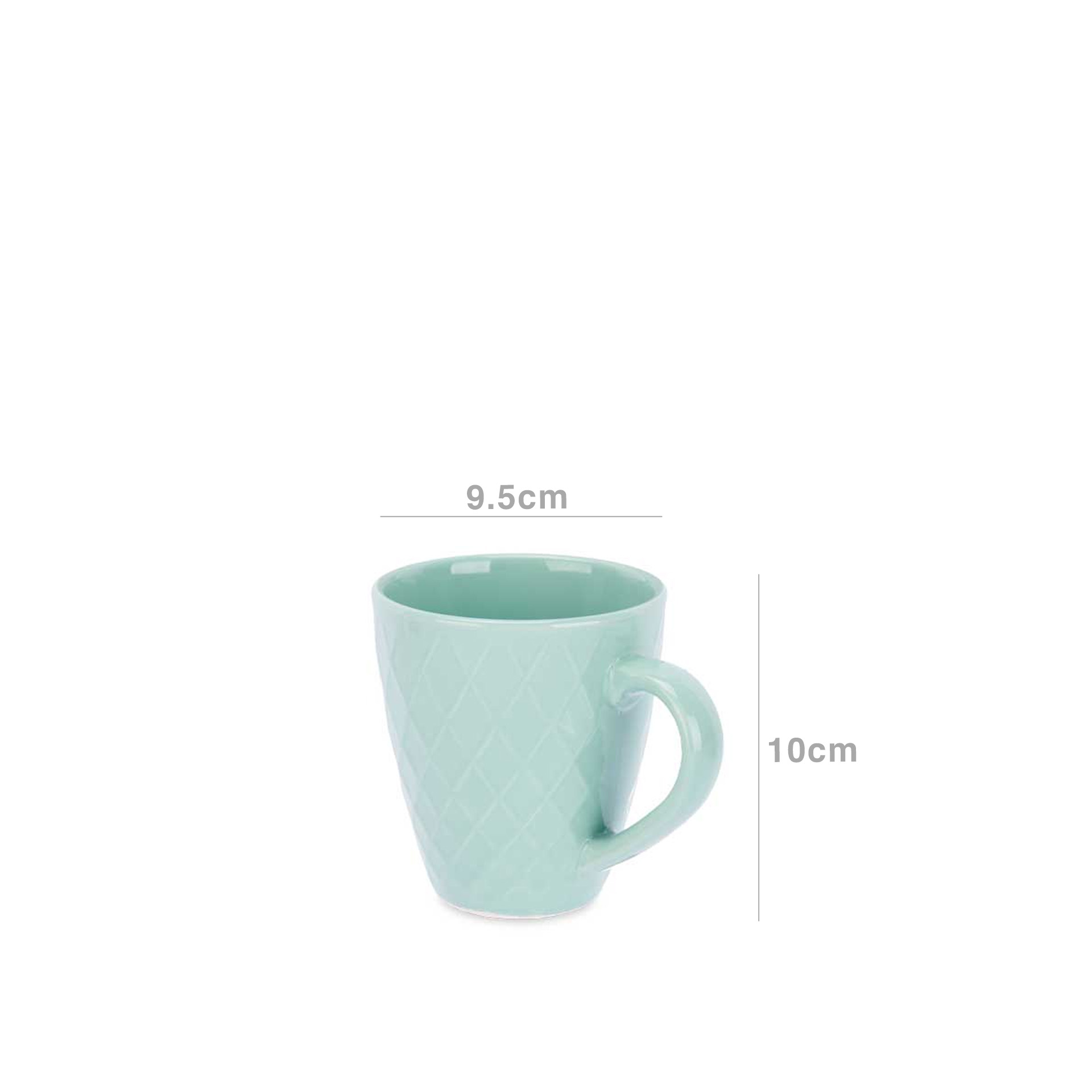 Caneca Cerâmica 350ml 9.5X13X10cm