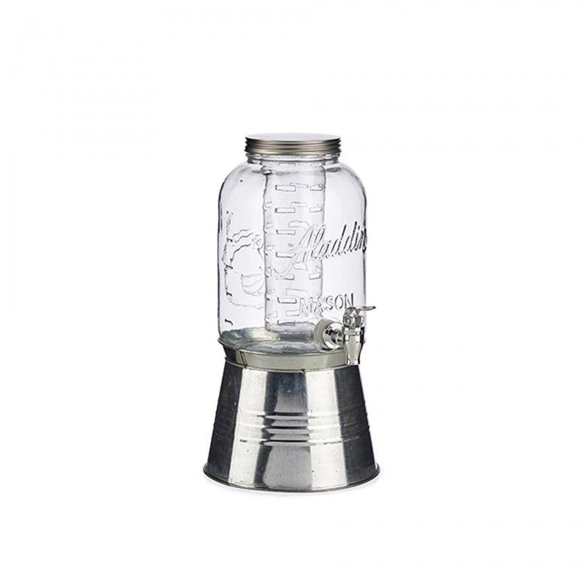 Dispensador Vidro com Suporte 3800ml 20X37.5cm