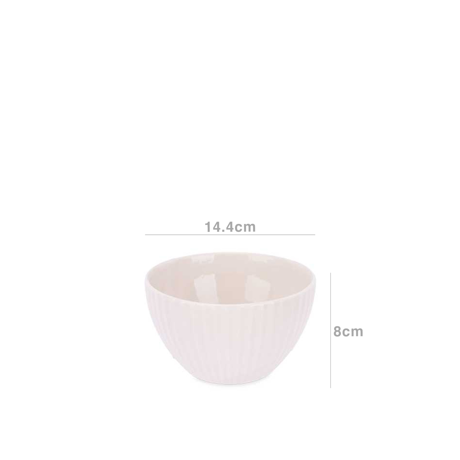 Tigela Cerâmica 350ml 14.4X8cm