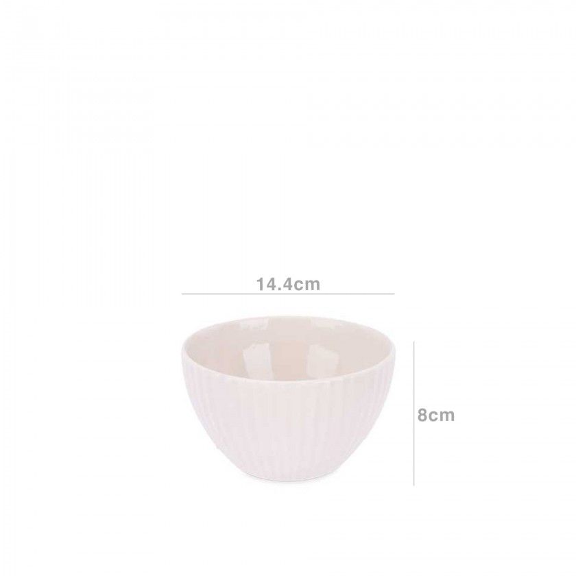 Tigela Cerâmica 350ml 14.4X8cm Tigela Cerâmica 350ml 14.4X8cm