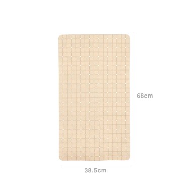 Tapete Banheira Bege 68X38.5X0.7cm