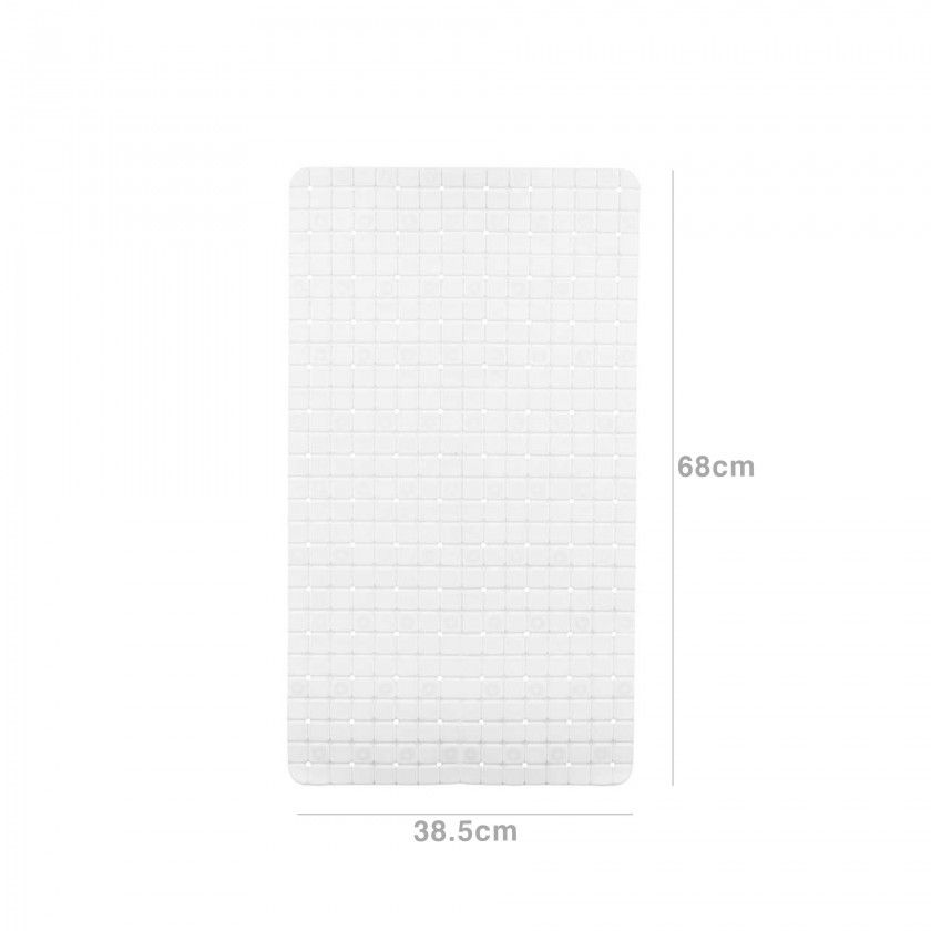 Tapete Banheira Branco 68X38.5X0.7cm Tapete Banheira Branco 68X38.5X0.7cm