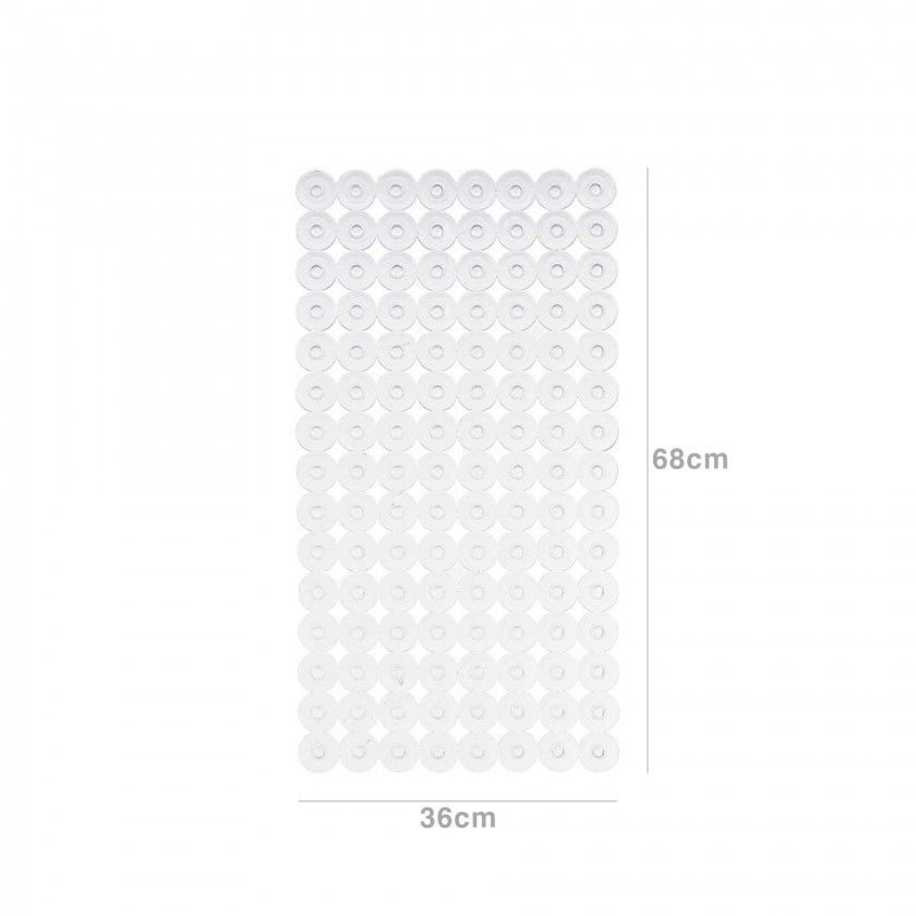 Tapete Banheira Transparente 68X36X1cm Tapete Banheira Transparente 68X36X1cm