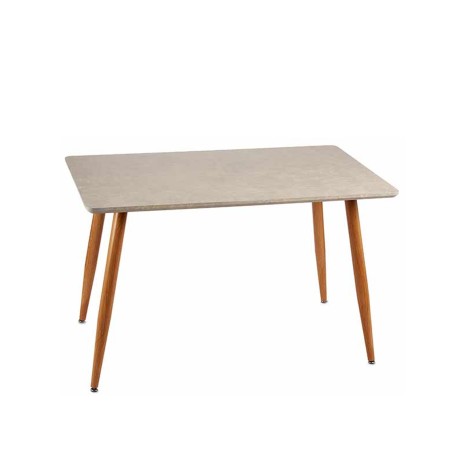 Mesa Efeito Pedra Branco 75X70X120cm - Image product