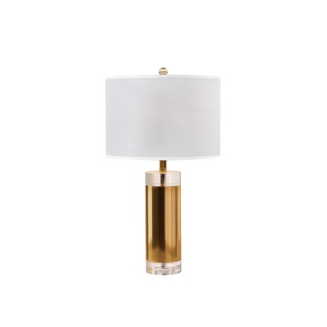 Candeeiro Mesa com Abatjour Metanira Dourado 38X70cm - Image product