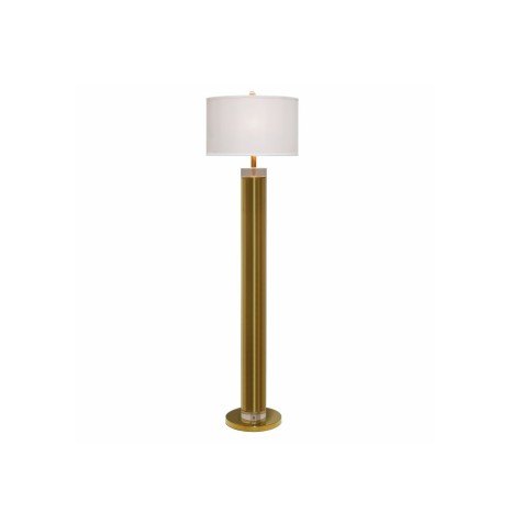 Candeeiro Chão com Abatjour Metanira Dourado 45X165cm - Image product