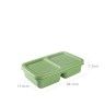 Caixa Hermtica Hega Food&Go 2 Divises 2400ml 28.7X17.6X7.2cm