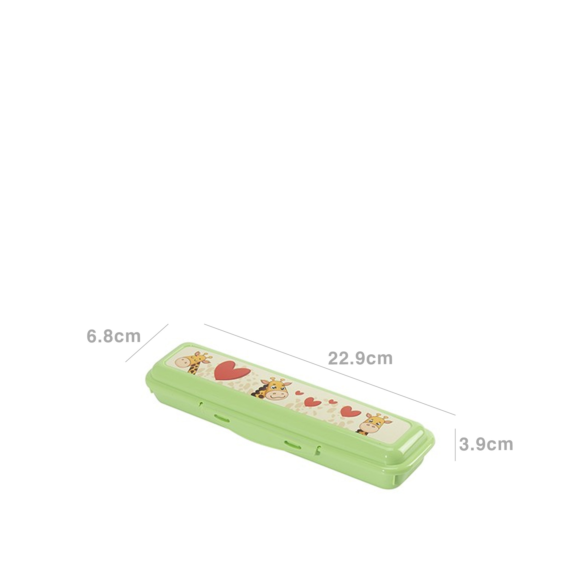 Caixa Fantasia Plástico Multicor 200ml 22.9X6.8X3.9cm