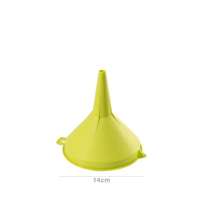 Funil Plástico Lisboa Multicor 14cm Funil Plástico Lisboa Multicor 14cm