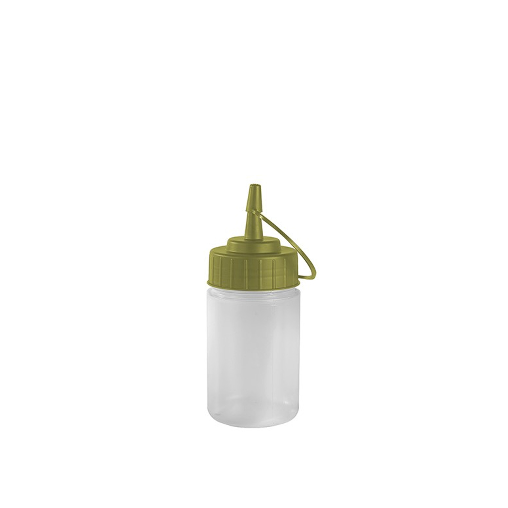 Frasco Molhos Plástico Profissional Incolor 150ml 5.6X13.6cm