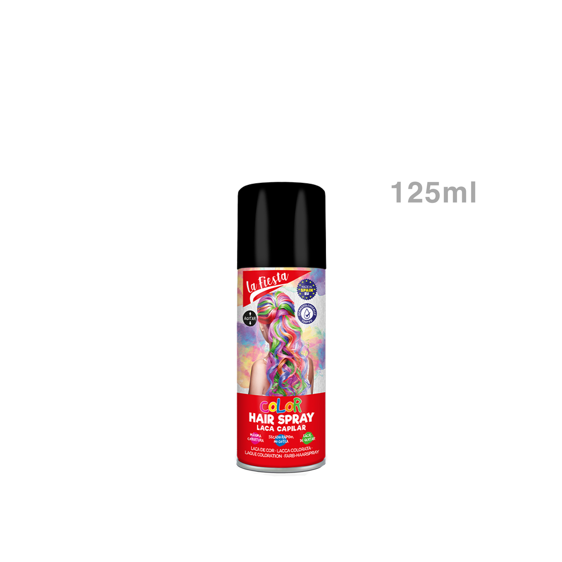 Laca Cabelo La Fiesta Preto 125ml