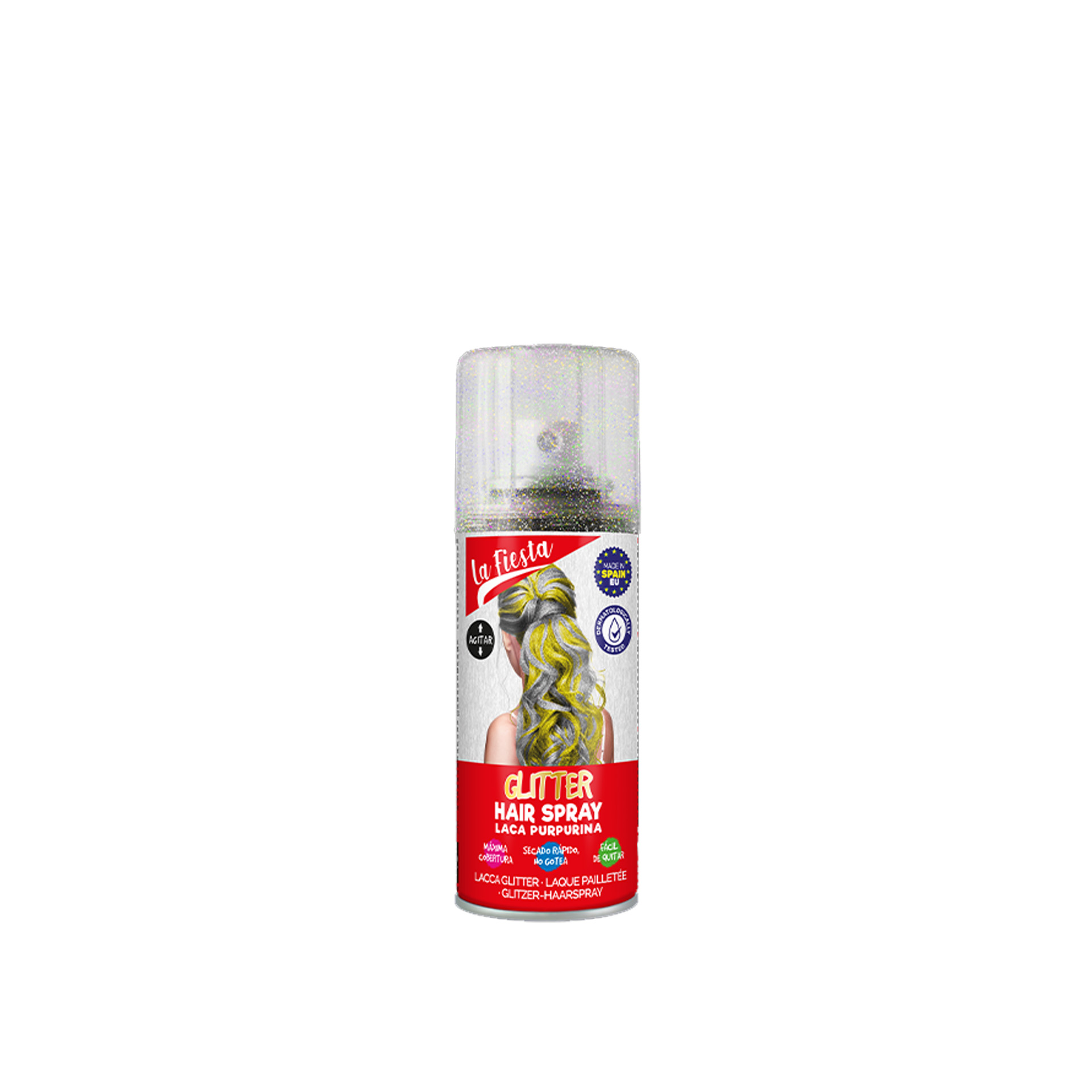 Laca Cabelo La Fiesta Purpurinas Multicolor 100ml