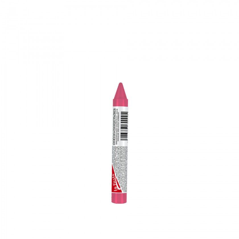 Barra Maquilhagem Rosa Metalizado 14gr