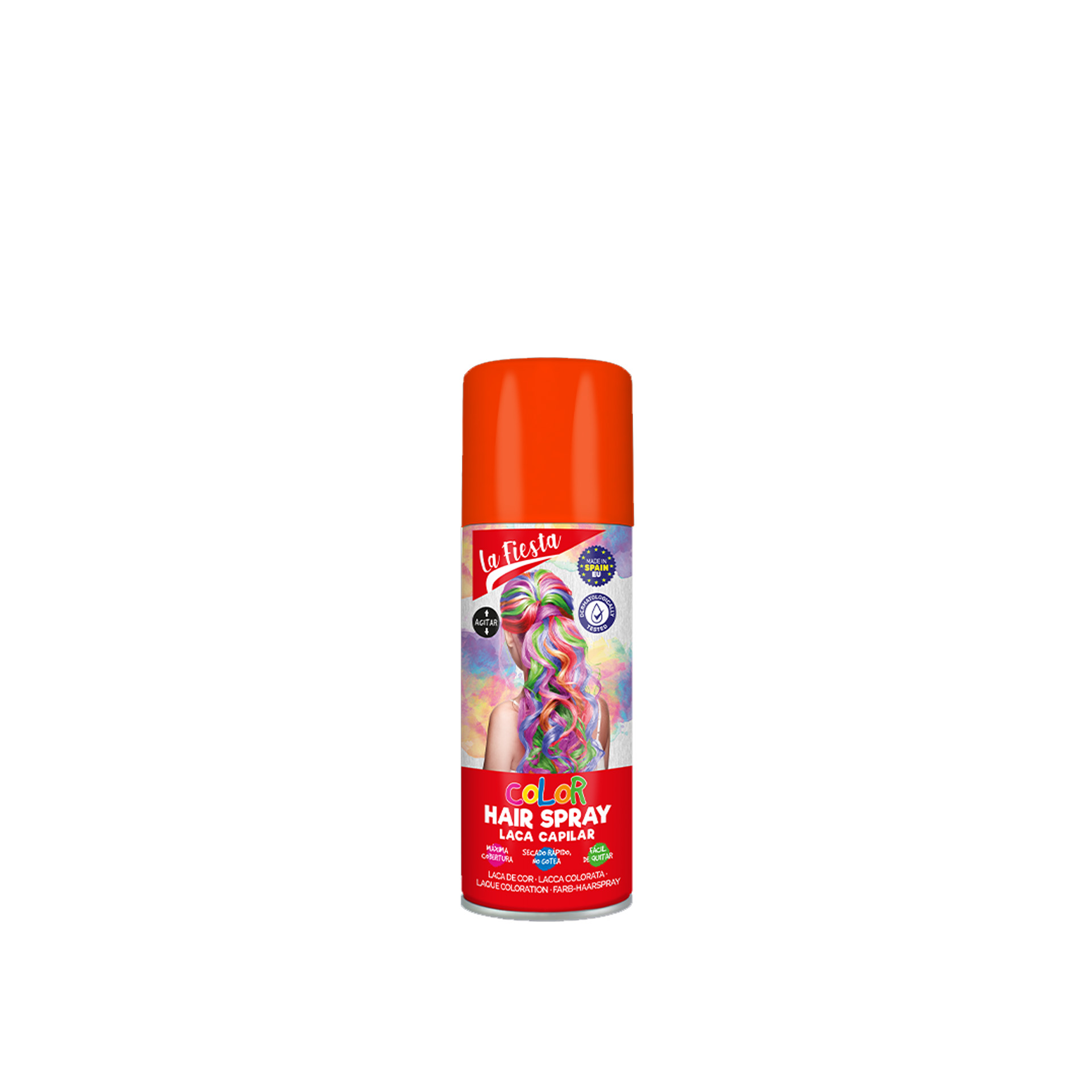 Laca Cabelo La Fiesta Laranja 125ml