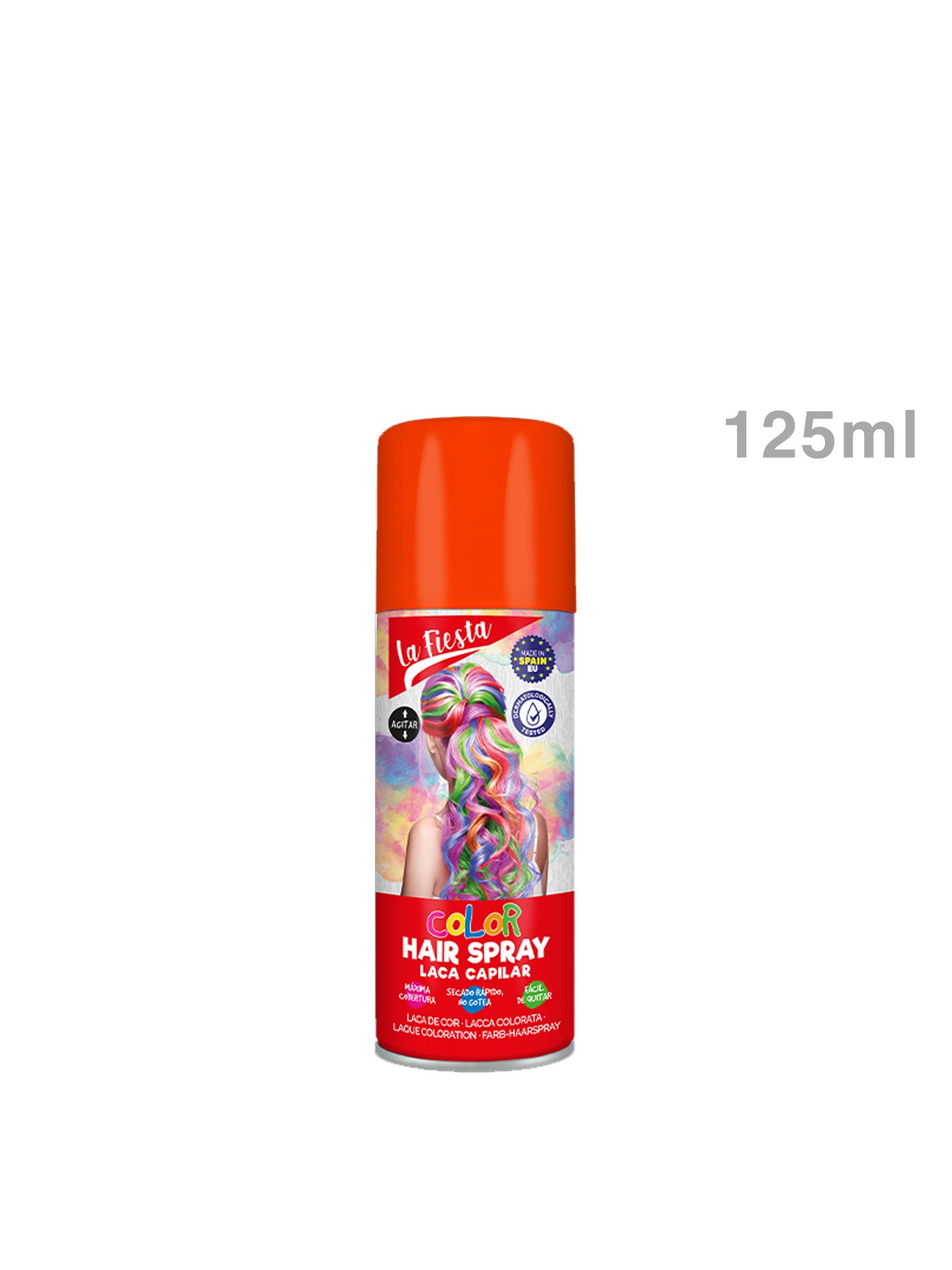 Laca Cabelo La Fiesta Laranja 125ml